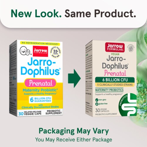 Jarro-Dophilus® Prenatal Maternity Probiotic Veggie Caps Perspective: back