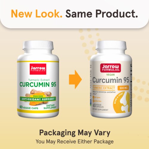 Jarrow Formulas® Curcumin Turmeric Extract Capsules 500 mg Perspective: back