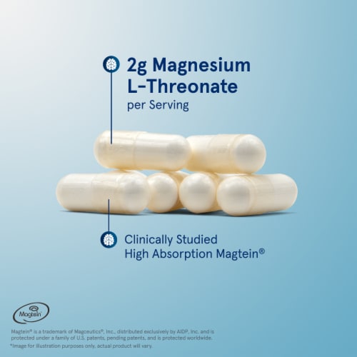 Jarrow Formulas® MagMind® L Threonate Capsules 2 g Perspective: back