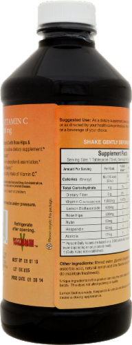 Dynamic Health Liquid Vitamin C 1000mg Natural Citrus Dietary Supplement Perspective: back
