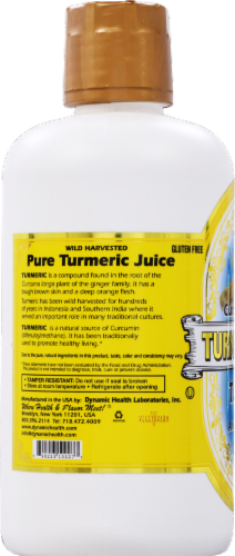 Dynamic Health Turmeric Gold Liquid Superfood Perspective: back
