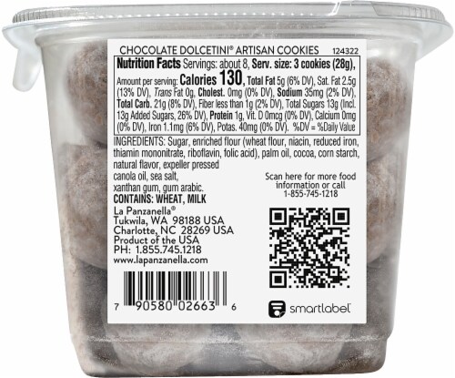 La Panzanella® Dolcetini® Chocolate Perspective: back