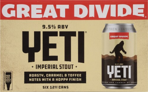 Great Divide Brewing Co.® Yeti® Imperial Stout Perspective: back