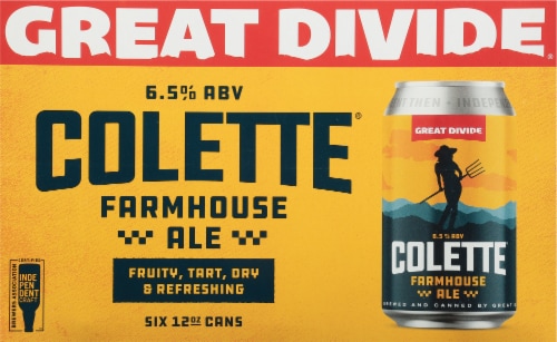 Great Divide Brewing Co. Colette Farmhouse Ale Perspective: back