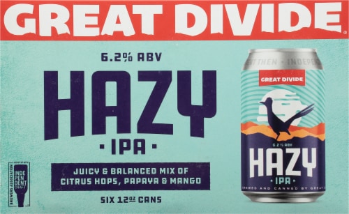 Great Divide Brewing Co.® Hazy IPA Perspective: back