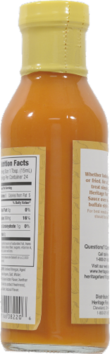 Heritage Fare Buffalo Style Garlic Wing Sauce Perspective: back