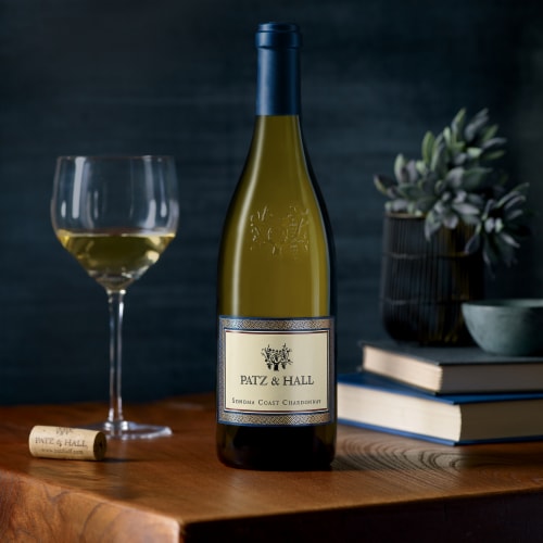 Patz & Hall Sonoma Coast Chardonnay White Wine 750 mL Perspective: back