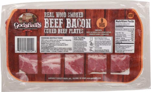 Godshall's Beef Bacon Perspective: back