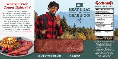 GodShall’s Fully Cooked Turkey Bacon