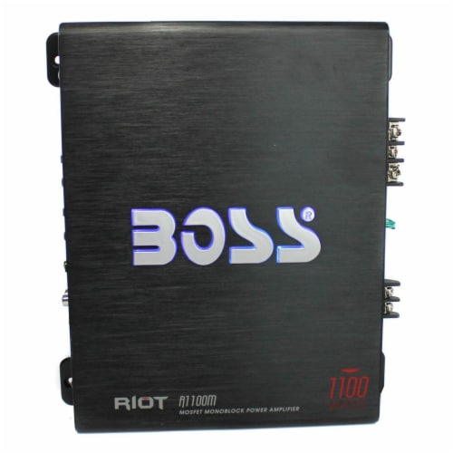Boss Audio R1100M Riot 1100W Monoblock A/B Car Audio Amplifier and Bass