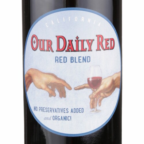 Our Daily Red Blend California Wine Perspective: back