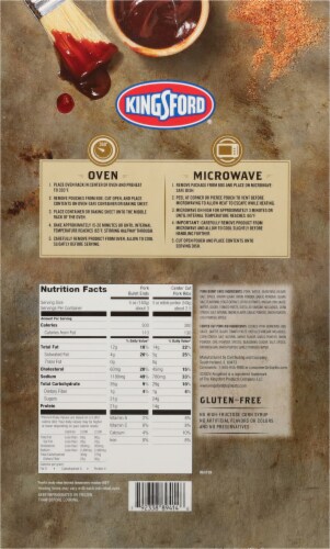 Kingsford Combo Pack Pork Burnt Ends & St Louis Style Center Cut Pork Ribs Perspective: back