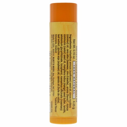 Burt's Bees Moisturizing Mango Lip Balm Perspective: back