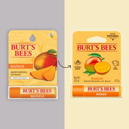 Burt's Bees® Mango Moisturizing Lip Balm Perspective: back