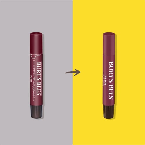 Burt's Bees Plum Lip Shimmer Perspective: back