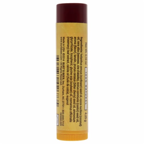 Burt's Bees Moisturizing Wild Cherry Lip Balm Perspective: back