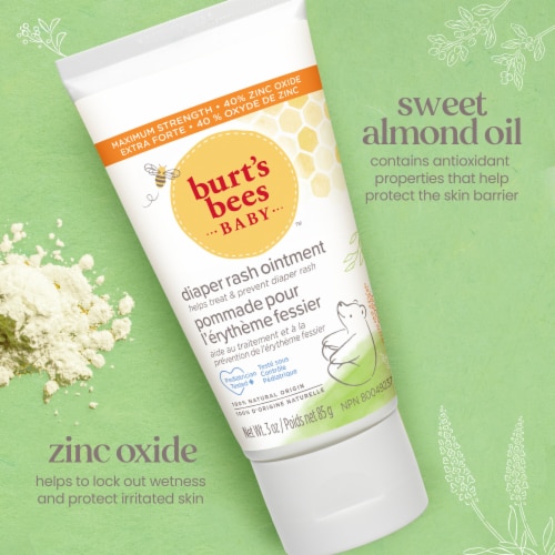 Burt's Bees Baby Diaper Rash Ointment Perspective: back