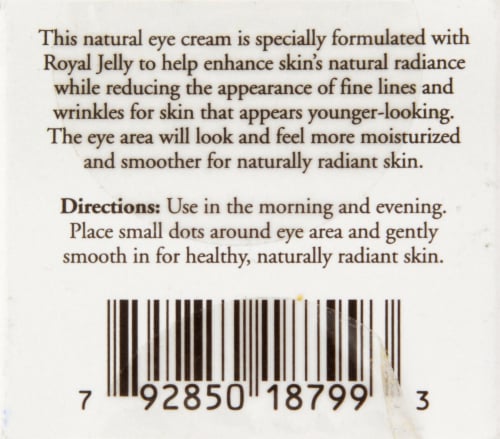 Burt's Bees Radiance Eye Cream Perspective: back