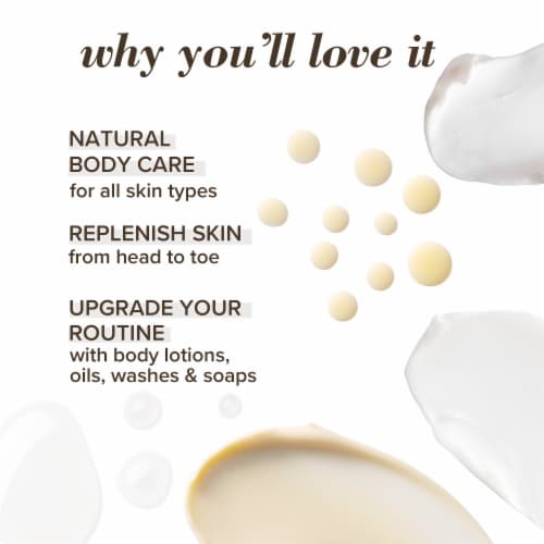 Burt's Bees Radiance Body Lotion Perspective: back