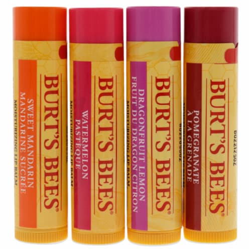 Burt's Bees Non-Tinted Beeswax Bounty Lip Balm Holiday Gift Set Perspective: back