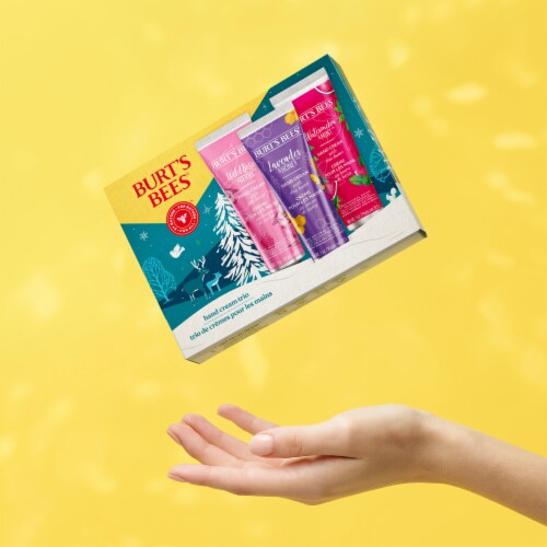 Burt's Bees Hand Cream Trio Gift Set Perspective: back