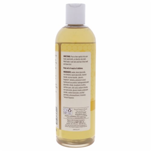 Burt's Bees Baby Shampoo & Wash, Original Tear Free Baby Soap - 12 Ounce Bottle Perspective: back