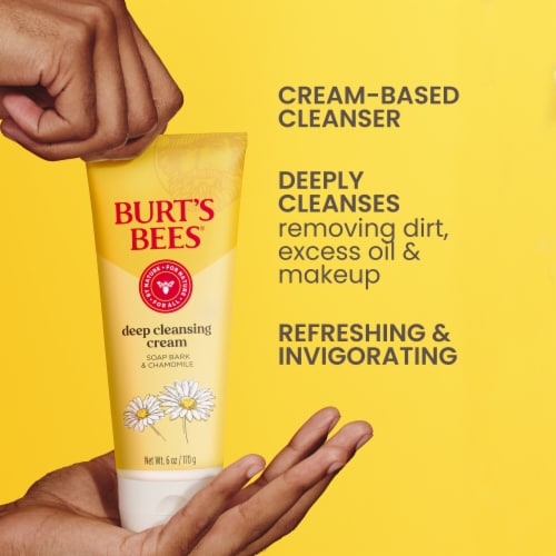 Burt's Bees Soap Bark and Chamomile Deep Cleansing Cream Perspective: back