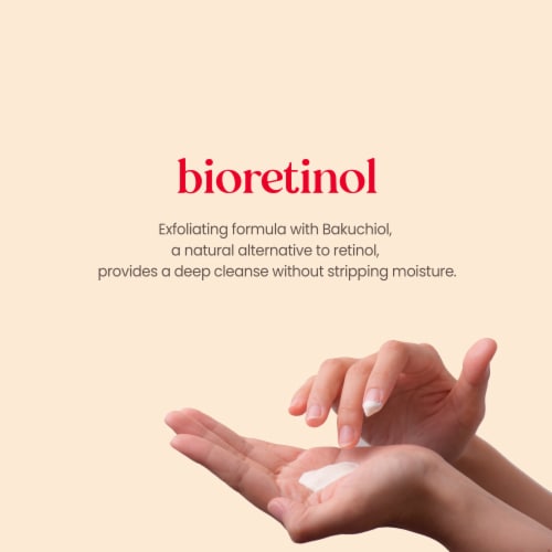 Burt's Bees Renewal Refining Cleanser with Bakuchiol Natural Retinol Alternative Perspective: back