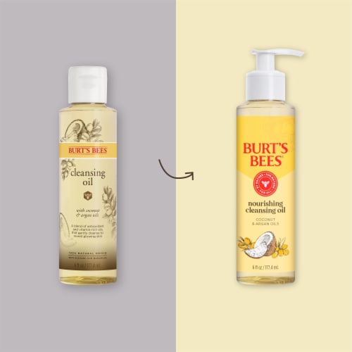 Burts Bees Nourishing Coconut and Argan Oils Cleansing Oil Perspective: back
