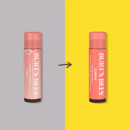 Burt's Bees Zinnia Tinted Lip Balm Perspective: back