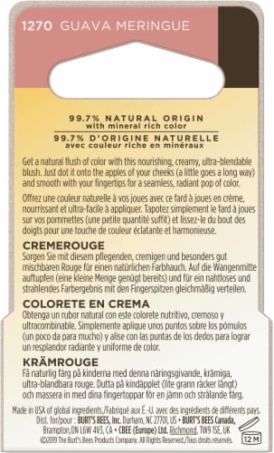 Burt's Bees Color Nurture Cream Blush - Guava Meringue Perspective: back