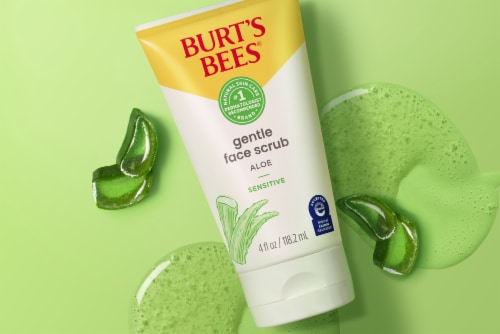 Burt's Bees Sensitive Skin Aloe Gentle Facial Scrub Perspective: back