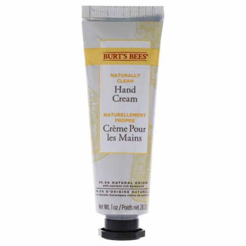 Burt's Bees Naturally Clean Hand Cream 1 oz Perspective: back
