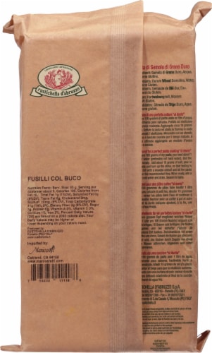 Rustichella D'Abruzzo Fusilli col Buco Pasta Perspective: back