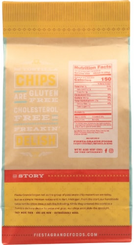 Fiesta Grande Tortilla Chips Perspective: back
