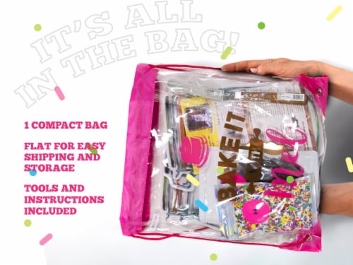 Bake it With Mel - Chocolate Cake Surprise Baking Activity Kit Perspective: back