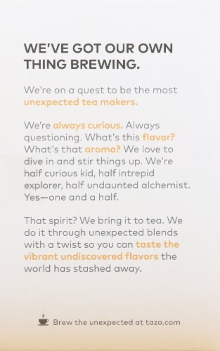 Tazo® Classic Chai Tea Bags Perspective: back