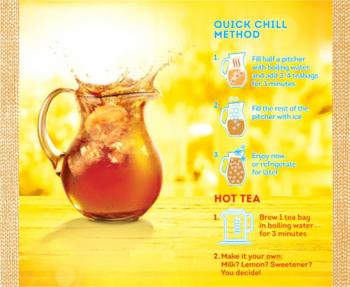 Lipton® Organic Black Tea Perspective: back