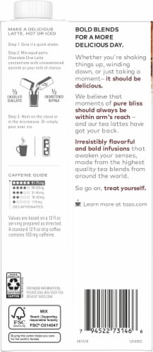 TAZO® Chocolate Chai Black Tea Concentrate Perspective: back
