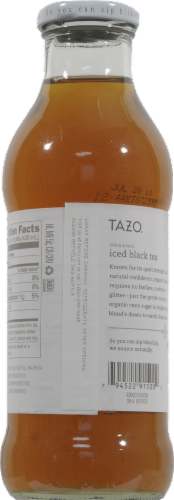 Tazo Organic Iced Tea Black Perspective: back