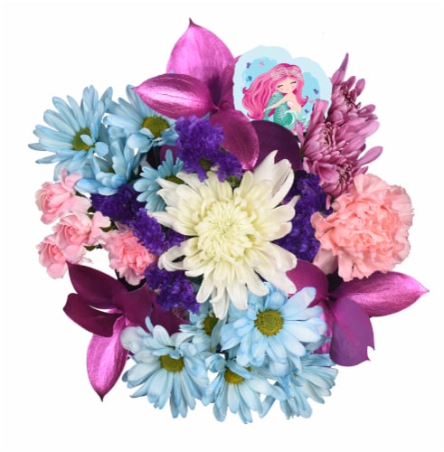 Cupid's Cuties Fresh Flowers Bouquet - Assorted Perspective: back