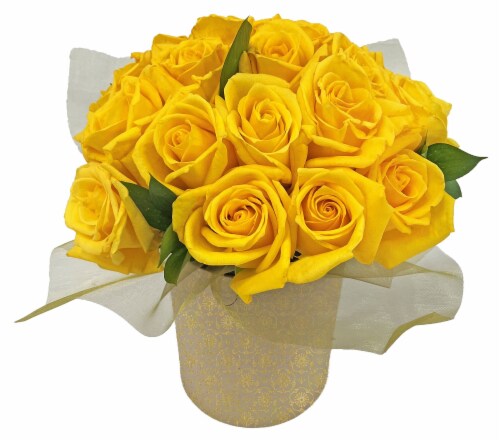 Belle Blooms Arrangement Perspective: back