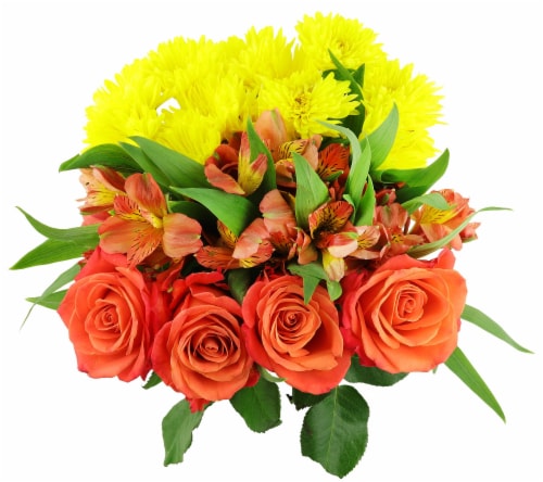 Sunshine On My Mind Floral Bouquet Perspective: back