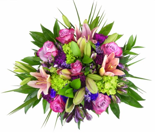 Fabulous Fresh Flowers Bouquet Perspective: back