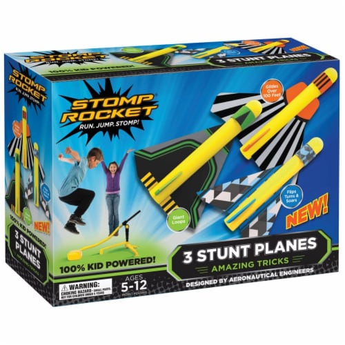 Stomp Rocket® Stunt Planes Perspective: back