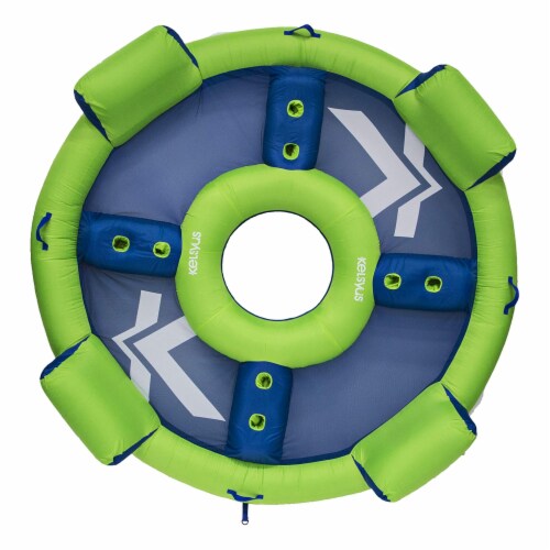 SwimWays Kelsyus Big Inflatable Nauti Elite Tube 4 Person Pool