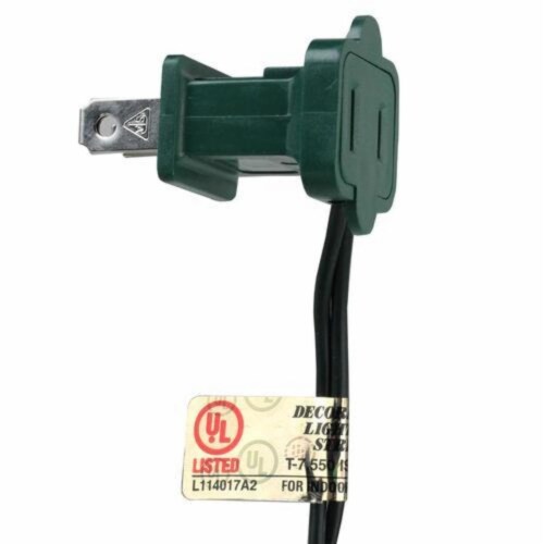 GKI/Bethlehem Lighting 50-Count Clear Frosted Perm-O-Snap Mini Christmas Light Set, 24.75ft Perspective: back