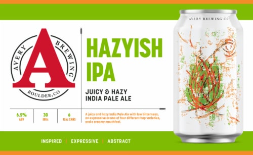 Avery Brewing Co. Hazyish IPA Perspective: back