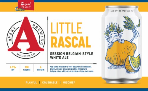 Avery Brewing Co. Little Rascal Perspective: back