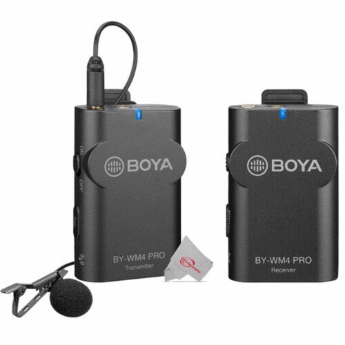 Boya BY-WM4 Pro k2 Dual-Channel Digital Wireless Microphone Perspective: back